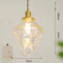 Ljojo Melting Candle Droplets Chandelier | Luxury Water Drop Pendant Light for Kitchen & Bedroom