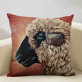 Ljojo Linen Farm Animals Cushion Cover 45x45CM - High-quality Bedroom Decor
