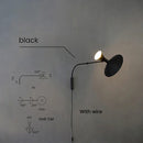 Designer Marseille Wall Lamp: Metal Swing Arm Sconce for Living Room - Ljojo