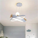 LED Hanging Airplanes Chandelier for Children's Rooms by Ljojo