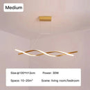 Modern LED Chandelier Hanging Light | Minimalist Home Decor Pendant Lamps by Ljojo