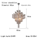 Italian Crystal Chandelier: Designer Luxury Pendant Light for Hotel Lobby by Ljojo