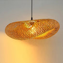 Southeast Asian Bamboo Chandelier Tea RoomHome Creative Living Room Bedroom Corridor Restaurant Chandelier Straw Hat Bamboo Lamp