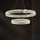 Ljojo Luxury Gold Metal Crystal LED Pendant Chandeliers for Home, Restaurant, Hotel