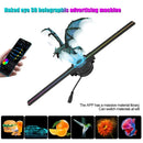 Ljojo 3D Holographic Fan Display Projector - 42cm Suspended Advertising Machine