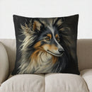 Collie Dog Design Throw Pillow Cover by Ljojo - Sofa, Bedroom, Car Decor