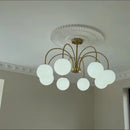 Luxury Iron and Glass Pendant Lamp for Living Room - Modern Style by Ljojo