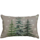 Ljojo Merry Christmas Tree Green Pillowcase - Holiday Decorative Lumbar Pillow