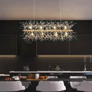 Nordic Crystal Dandelion Chandelier Pendant Light for Kitchen Dining Room by Ljojo