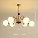 Luxury Retro Glass Chandelier for Living Room by Ljojo | French Home Decor Indoor Lighting