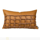 Ljojo Minimalist Woven Leather Cushion & Pillow Set