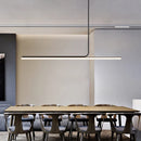 Ljojo Long Pendant Lamp: Modern Dining Hanging Lights for Office & Restaurant
