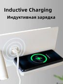 Ljojo LED Wall Light with USB Wireless Phone Charging - Modern Multifunction Home Decor