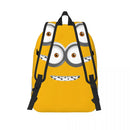 Ljojo Miniones Face Backpack for Kids - Fun & Kawaii Design