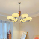 Ljojo Medieval Glass Chandelier Retro Pendant Light Bauhaus Vintage Ceiling Lamp French Suspension