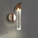 Crystal Minimalist Wall Lamp for Bedroom | LED Lights for Living Room Staircase Indoor Lighting by Ljojo