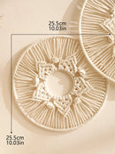 Ljojo™ Macrame Round Wall Hanging Decor - Boho Aesthetic Room Ornament & Gift