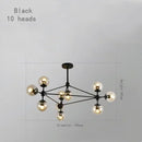 Geometric Chandelier Retro Pendant Lamp for Bedroom by Ljojo