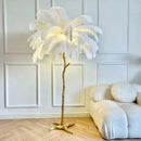 LED Feather Floor Lamp by Ljojo: Stylish Ostrich Ins Live Room Decor