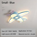 Airplane LED Ceiling Light Fixture for Kids Room by Ljojo - Creative Cartoon Nursery Lamp