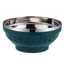 Ljojo 304 Stainless Steel Double-layer Heat Insulation Large Capacity Soup Bowl
