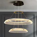 Ljojo Modern LED Ring Chandelier Luxury Restaurant Living Room Bedroom Villa Home Decoration