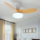 Ceiling Fan with Remote Control and LED Light for Home, Bedroom, Living Room, Kitchen - Ljojo