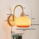 Ljojo LED Wall Lights Pull Chain Switch Modern Bedside Lamp Decoration
