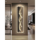 Ljojo Modern Abstract Wall Lamp with Remote Control for Living Room Bedroom