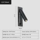 Ljojo LED Wall Lamp with USB Charging for Bedroom and Living Room Lighting
