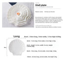 Ljojo Melamine Shell Plate Dish Set - Restaurant Quality Tableware Dish