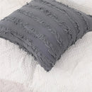 Ljojo Linen Striped Pillow Cover 50x50cm - Soft & Stylish Decorative Case