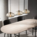 Glass Ceiling Lamp Chandelier for Dining Room by Ljojo