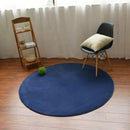 Coral Velvet Modern Living Room Rug Blue Soft Nursery Play Mat