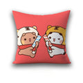 Ljojo 45x45 Cushion Cover, Cute Square Pillowcase, Birthday Wedding Gift