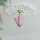 French Retro Glass Pendant Light | Modern Creative Chandelier for Dining Room Bedroom Living Room by Ljojo