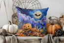 Halloween Pillow Cover Ghosts & Black Cat Design by Ljojo
