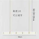 LED Pendant Light Fixture Modern Strip Living Dining Room Bar Office Chandelier by Ljojo