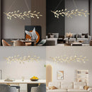 Ljojo LED Crystal Pendant Lights Modern Crystal Hanging Ceiling Lamps Dining Living Room