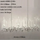 Ljojo Luxe Bar Dining Room Chandelier - High-End Crystal Light