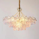 Crystal Snow Petals Chandelier | Modern Luxury Living Room Lighting by Ljojo