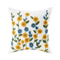 Embroidered Bohemian Pillow Cover by Ljojo - 45x45 Decorative Cushion Case