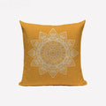Ljojo Mandala Boho Retro Designer Linen Cushion Cover 45*45cm for Sofa