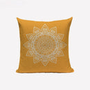 Ljojo Mandala Boho Retro Designer Linen Cushion Cover 45*45cm for Sofa