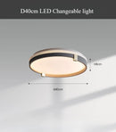 Ljojo LED Ceiling Light: Modern Champagne Gold Lamp for Living Room, Bedroom, Dining Room