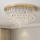 Modern European Luxury K9 Crystals E14 Ceiling Lamp Lustre Dining Living Villa Steel Led Light by Ljojo