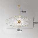 Dandelion Crystal Chandelier Luxury Indoor Decor LED Hanging Lamp by Ljojo