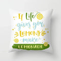 Lemon Pattern Summer Cushion Cover Throw Pillow for Sofa Decoration by Ljojo