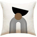 Geometric Line Pillowcase: Modern Nordic Style Home Decor by Ljojo
