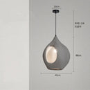Wabi Sabi Resin LED Chandelier Minimalist Pendant Lamp - for Home Decor by Ljojo